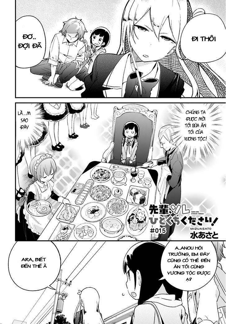 Senpai, Sore Hitokuchi Kudasai!: Chapter 15