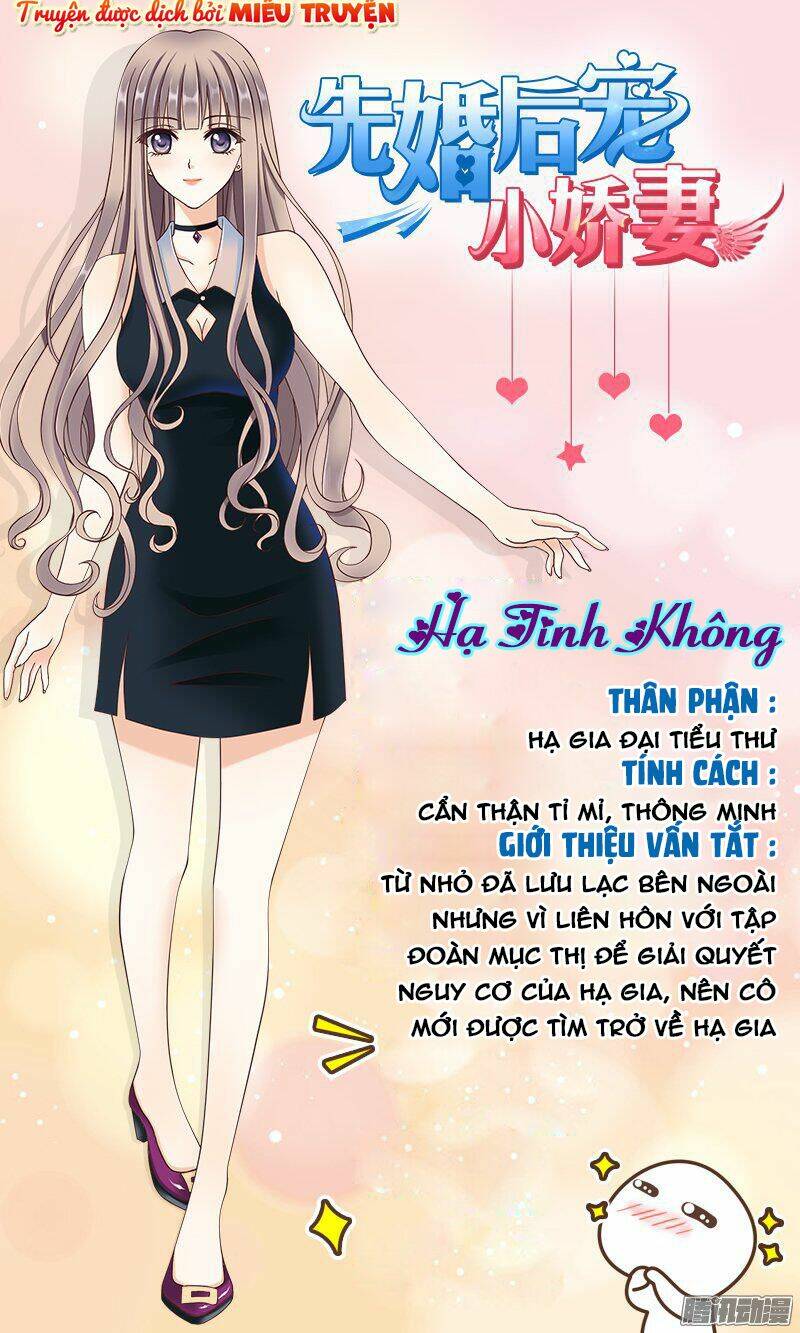 Vợ Yêu Cưới Trước Sủng Sau: Chapter 2