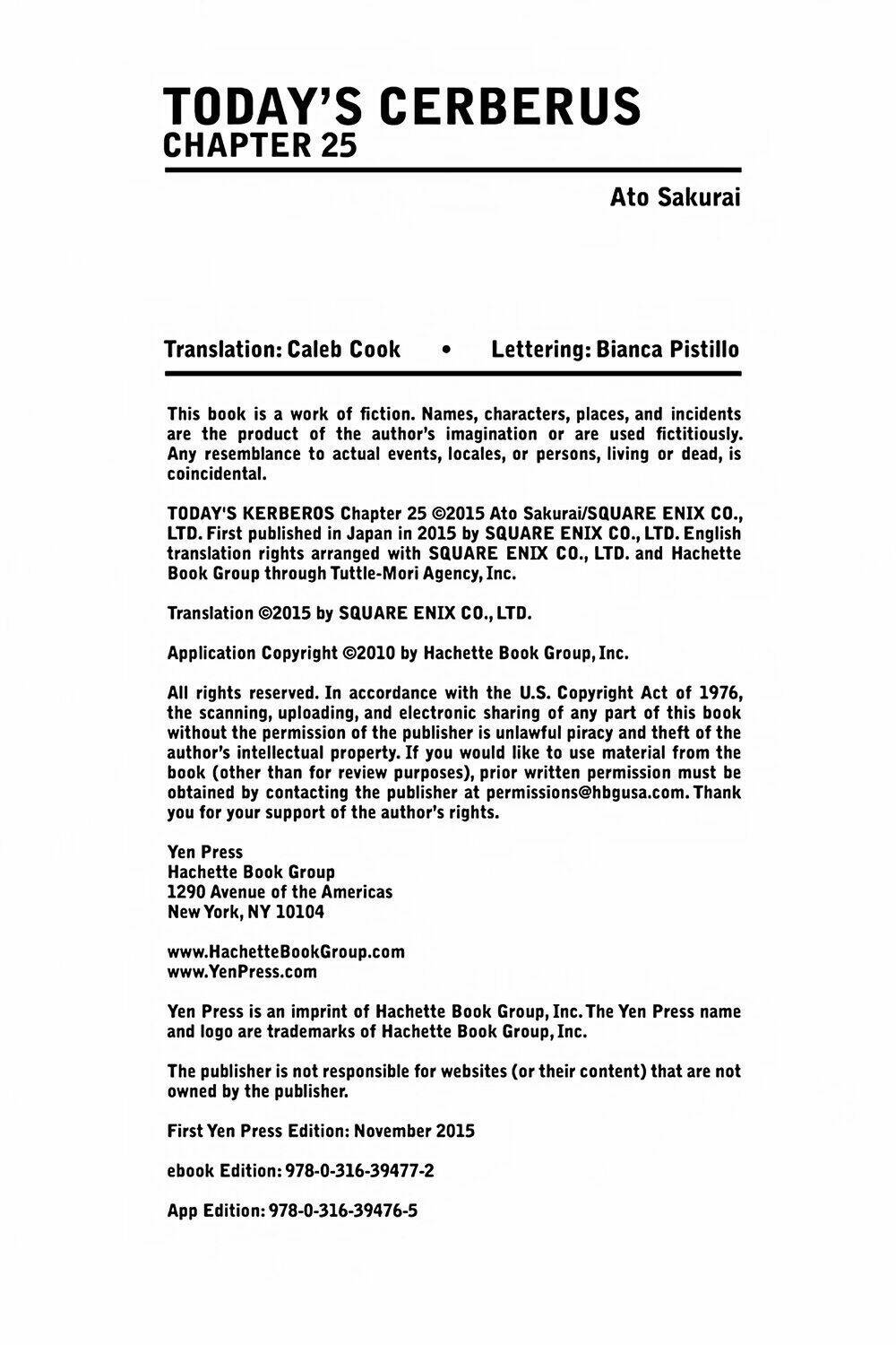 Kyou No Cerberus: Chapter 25