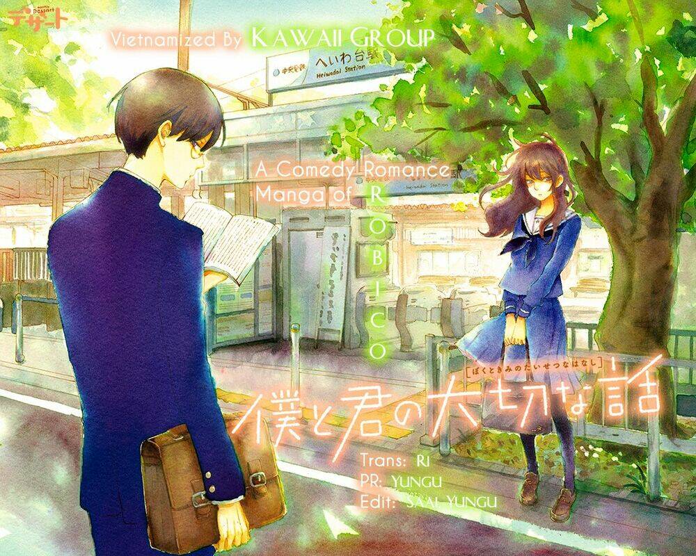 Boku To Kimi No Taisetsu Na Hanashi: Chapter 10