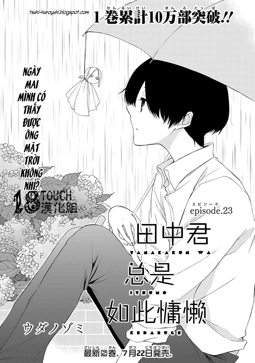 Tanaka-Kun Wa Itsumo Kedaruge: Chapter 23