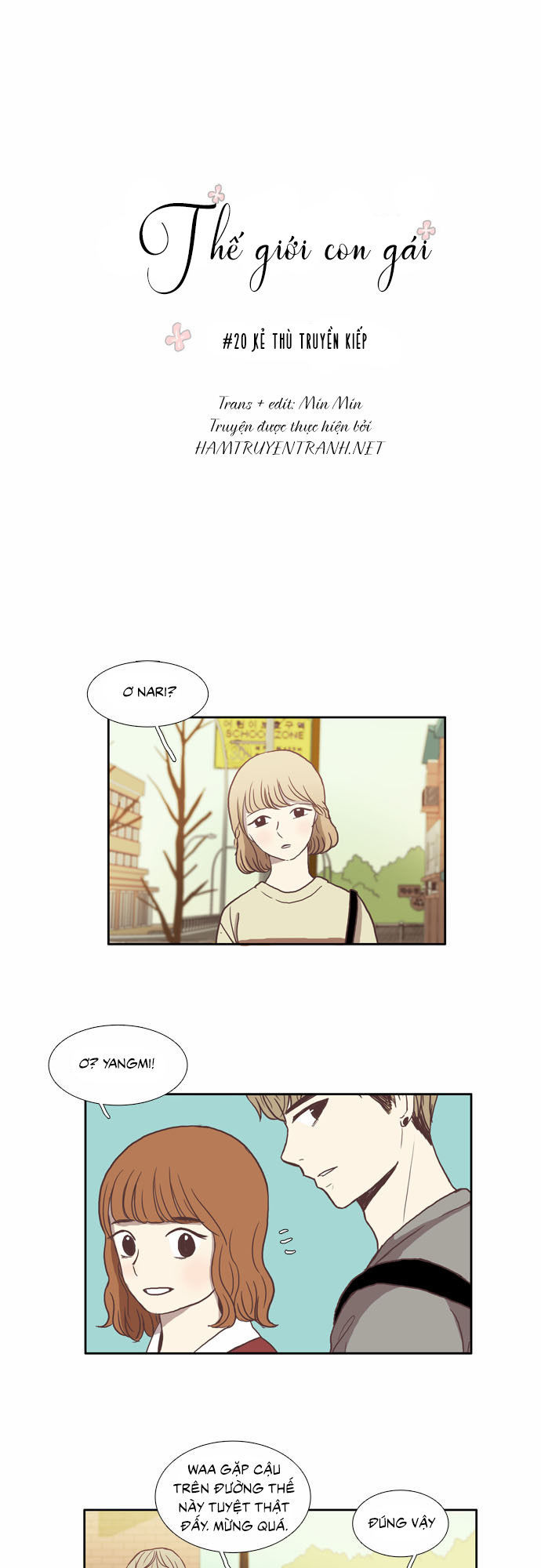 Thế Giới Con Gái: Chapter 20