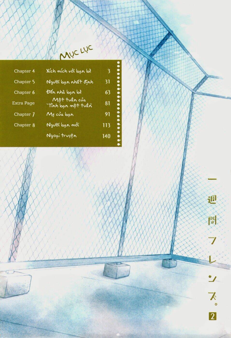 One Week Friends Dst: Chapter 4