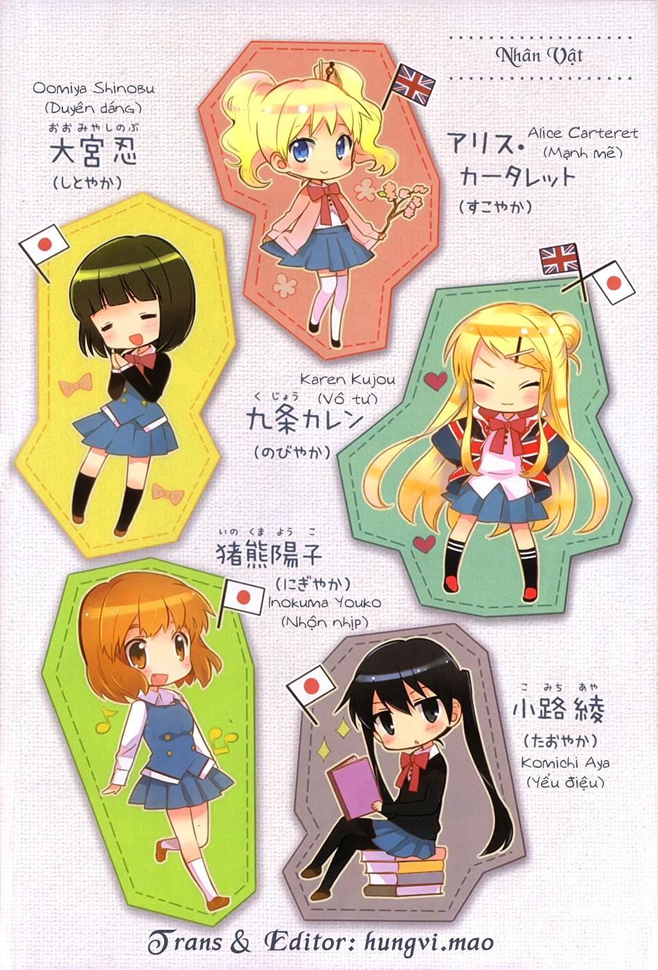 Kiniro Mosaic: Chapter 1