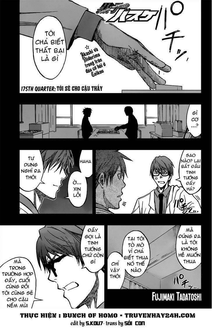 Vua Bóng Rổ Kuroko: Chapter 175