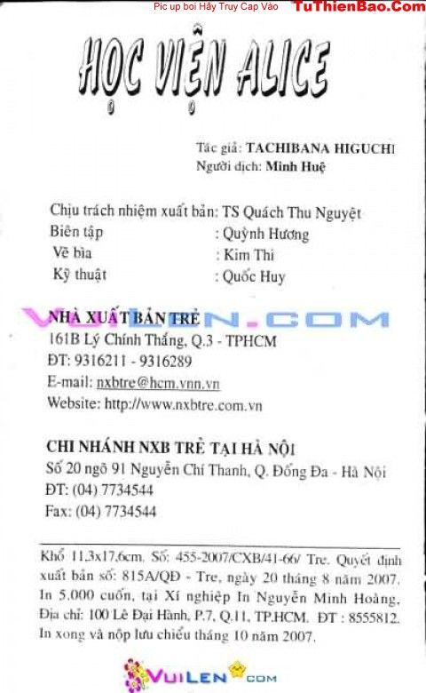 Học Viện Alice: Chapter 17