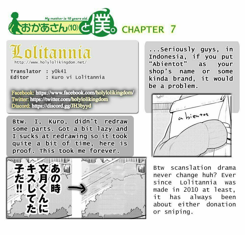 My Mother Is 10 Years Old: Chapter 7