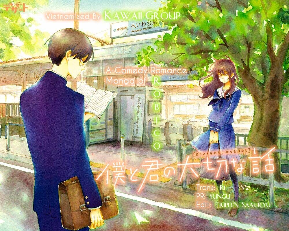 Boku To Kimi No Taisetsu Na Hanashi: Chapter 23