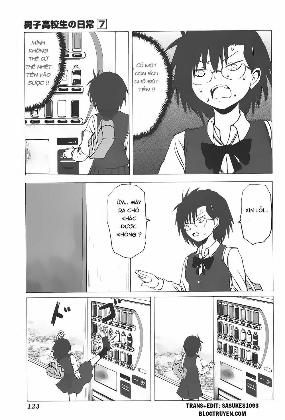 Danshi Koukousei No Nichijou: Chapter 107.4