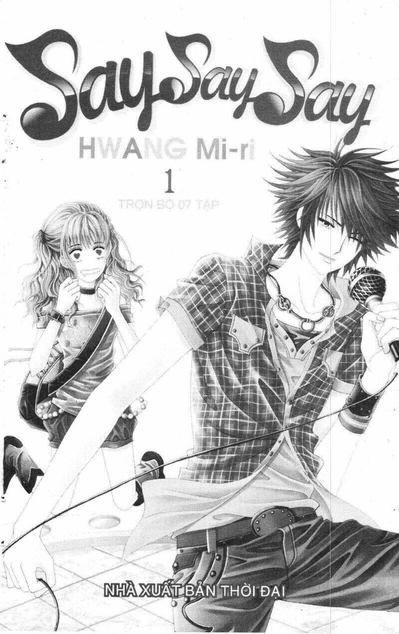 Say Say Say: Chapter 1