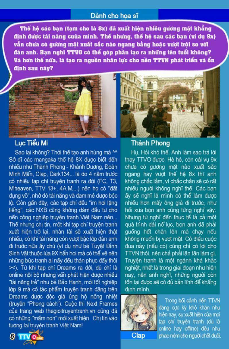 Tạp Chí Truyện Tranh Việt Nam Online - Ttvo: Chapter 1