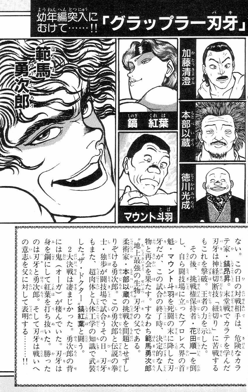 Grappler Baki: Chapter 73