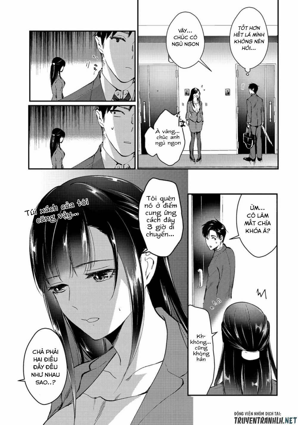 Tsuki 50-Man Moratte Mo Ikigai No Nai Tonari No Onee-San Ni 30-Man De Yatowarete 'Okaeri' Tte Iu: Chapter 1