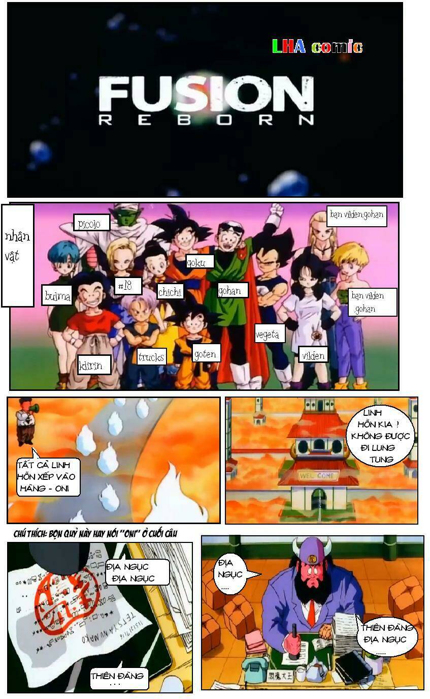 Thế Giới Ngọc Rồng Fusion Reborn: Chapter 1