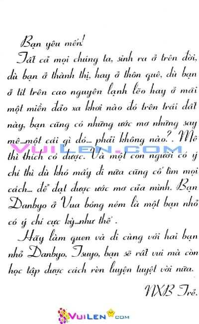 Vua Bóng Ném: Chapter 1