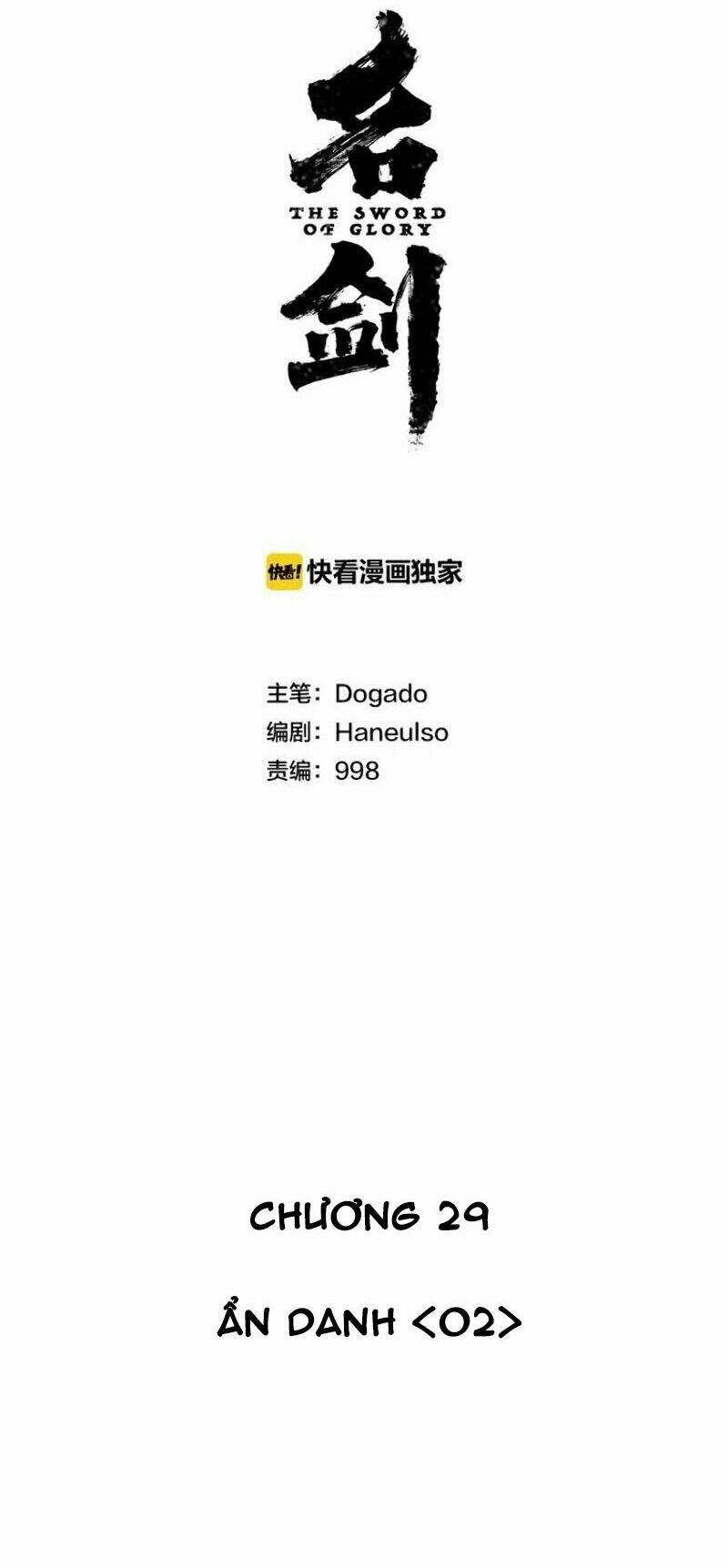 Thanh Gươm Danh Vọng: Chapter 29