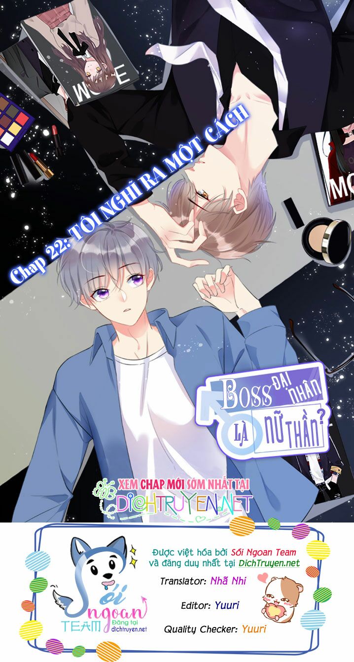 Boss Đại Nhân Là Nữ Thần?: Chapter 22