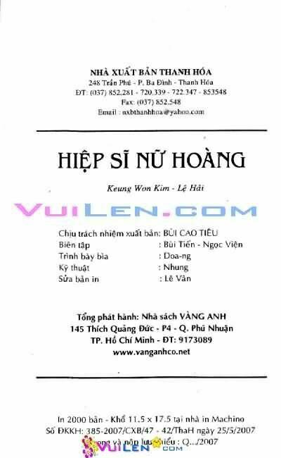Hiệp Sĩ Nữ Hoàng: Chapter 2