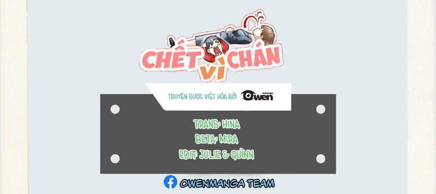 Chết Vì Chán: Chapter 1