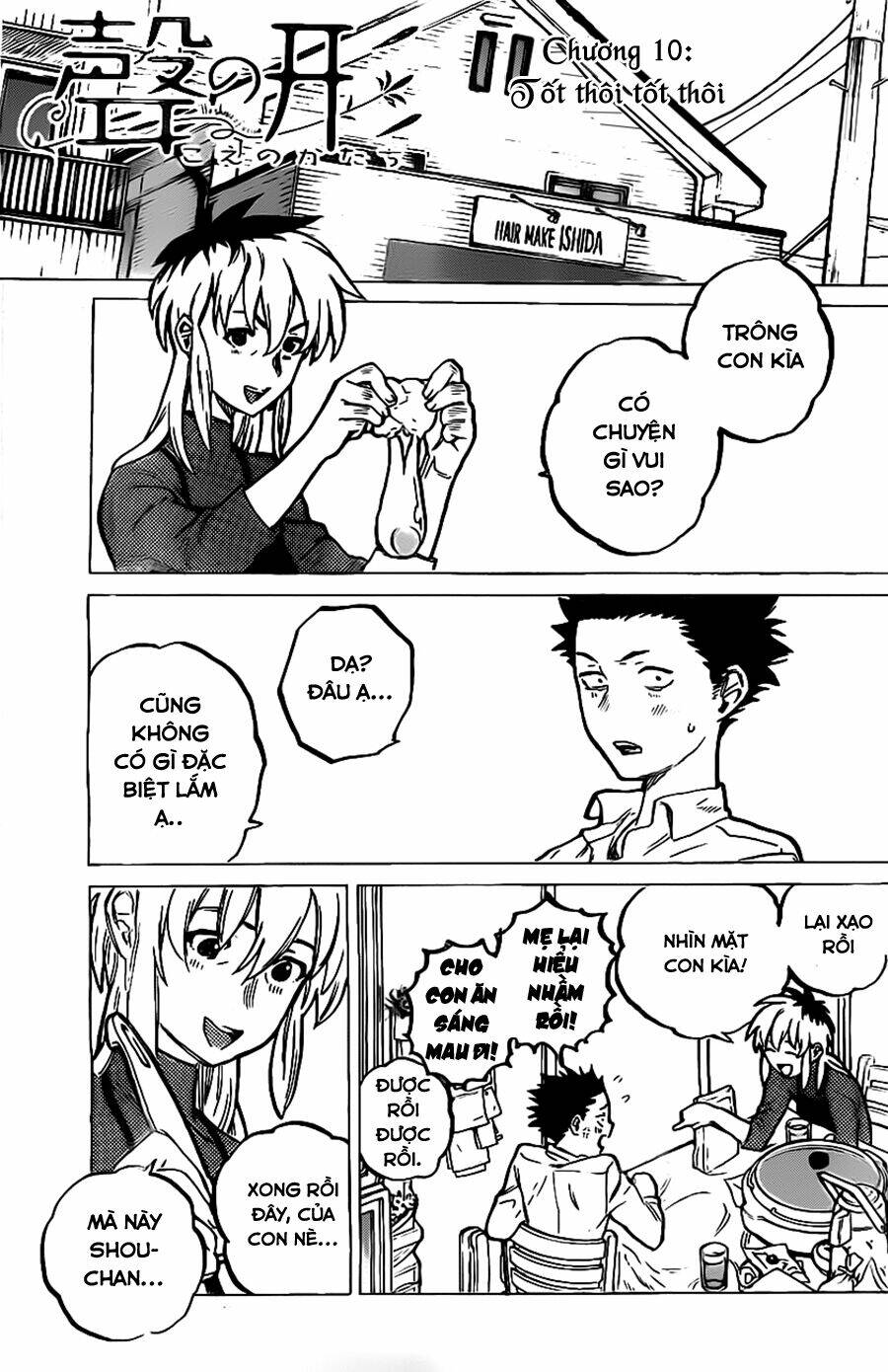 Koe No Katachi: Chapter 10