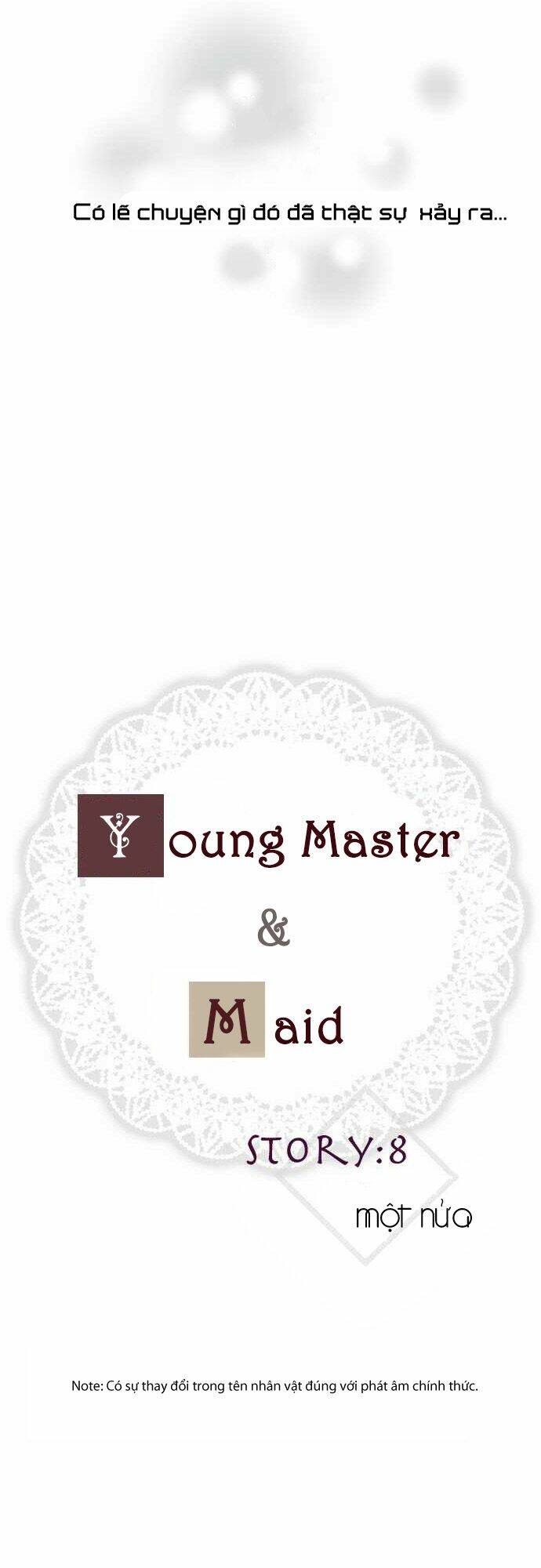 The Young Master And The Maid: Chapter 8