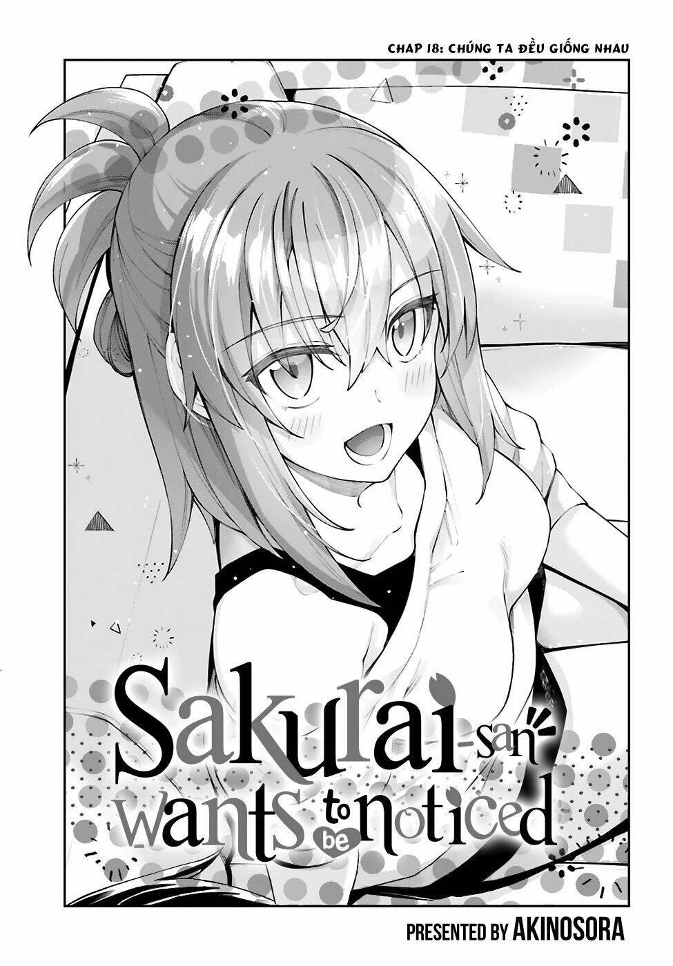 SAKURAI-SAN MUỐN ĐƯỢC ĐỂ Ý: Chapter 18