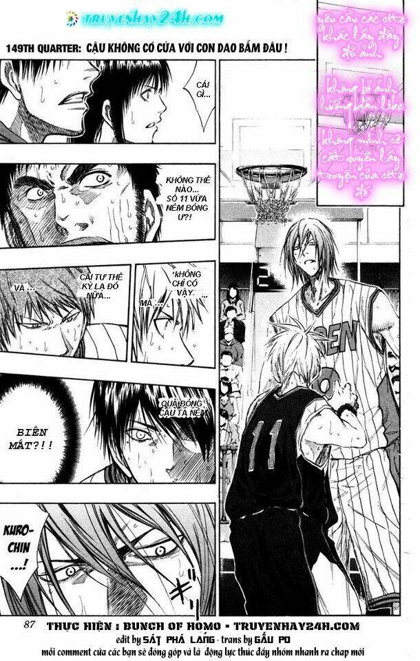 Vua Bóng Rổ Kuroko: Chapter 149