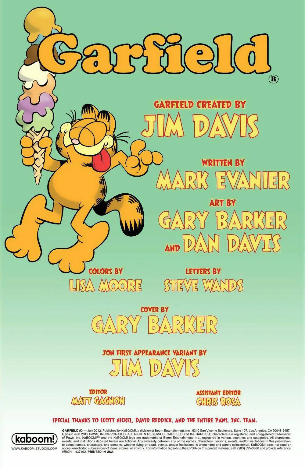 Garfield Comic: Chapter 3