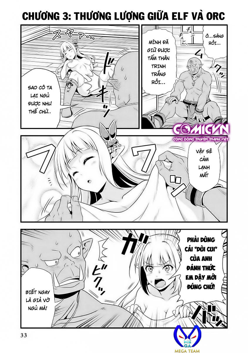 Elf Damdang Và Orc Nghiêm Túc - Hentai Erufutomajime: Chapter 3