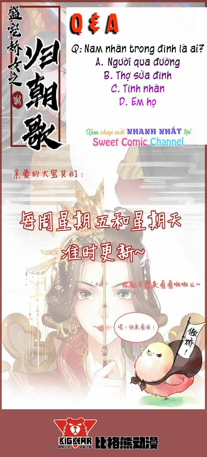 Thịnh Sủng Kiều Nữ Trở Về Triều Ca: Chapter 38
