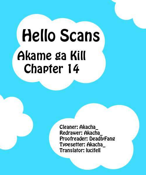 Akame Ga Kiru: Chapter 14