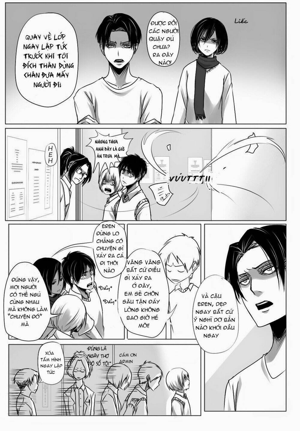 Đại Chiến Titan - Doujinshi Về Cuộc Tình Tay 4: Chapter 5