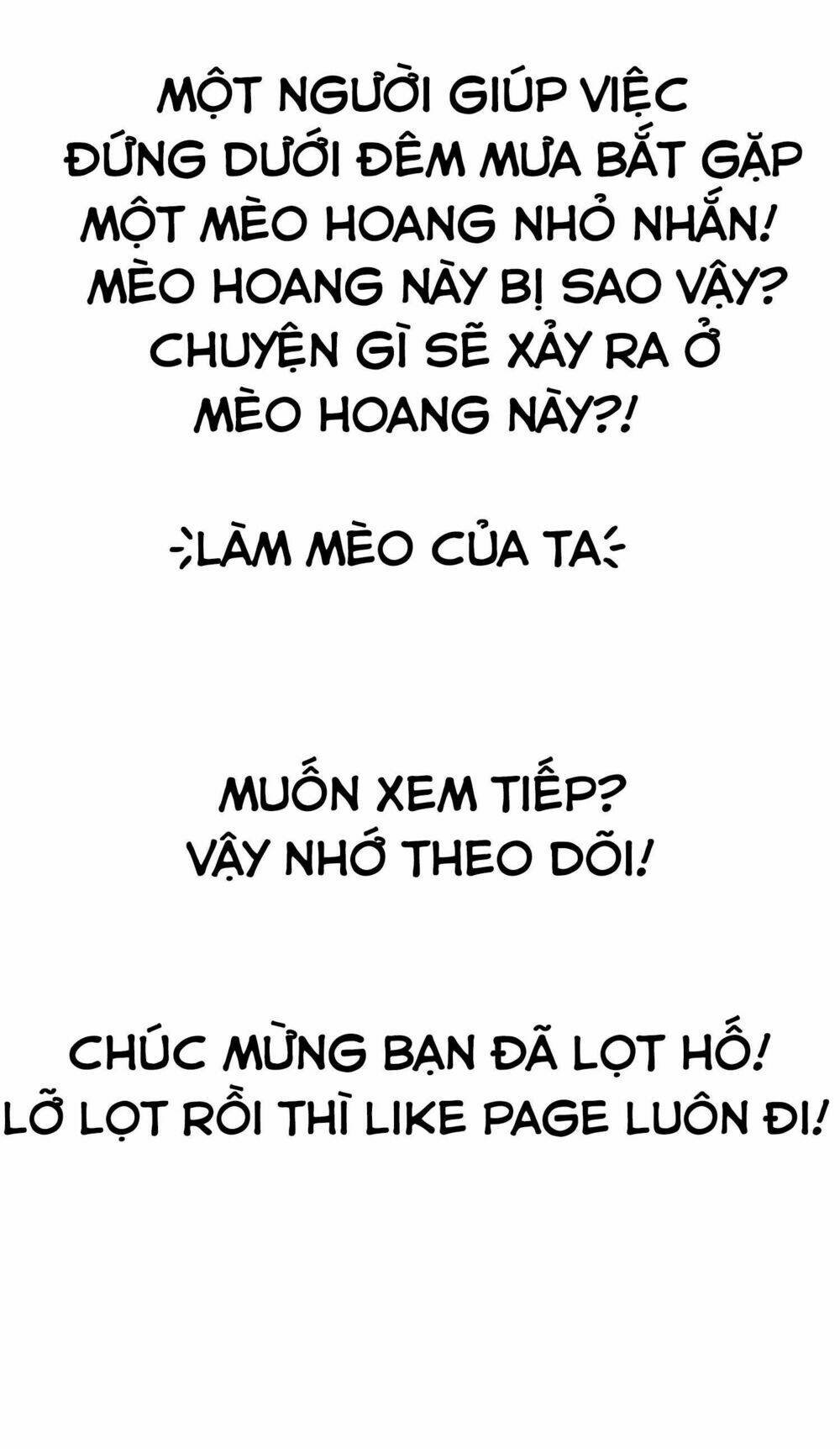Làm Mèo Của Ta: Chapter 0