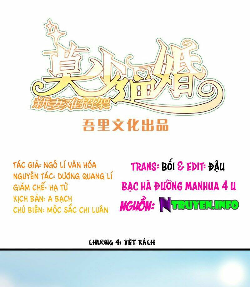 Mạc Thiếu Bức Hôn: Vợ Mới Khó Chống Đỡ: Chapter 4