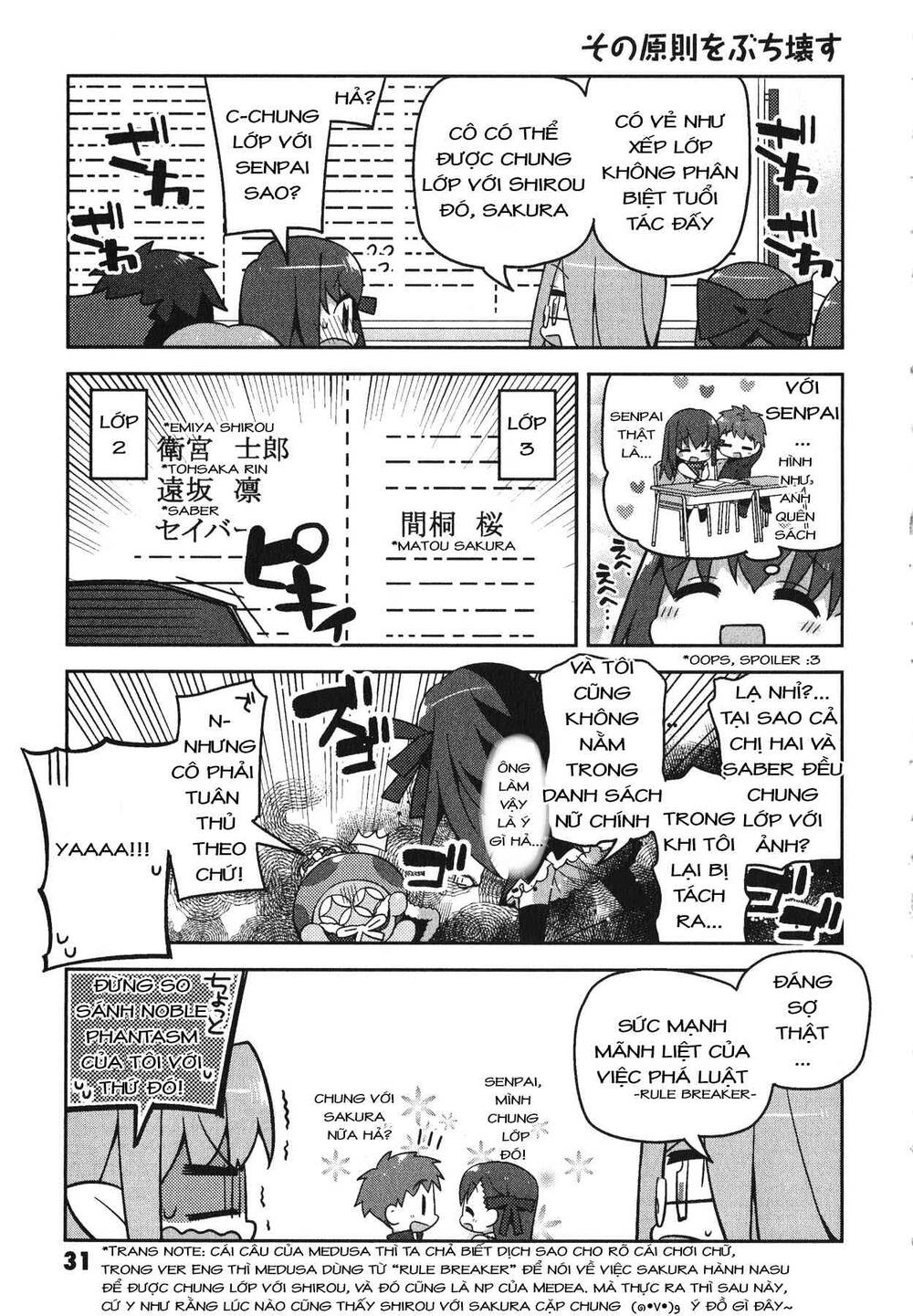 Type-Moon Gakuen - Chibi Chuki!: Chapter 2