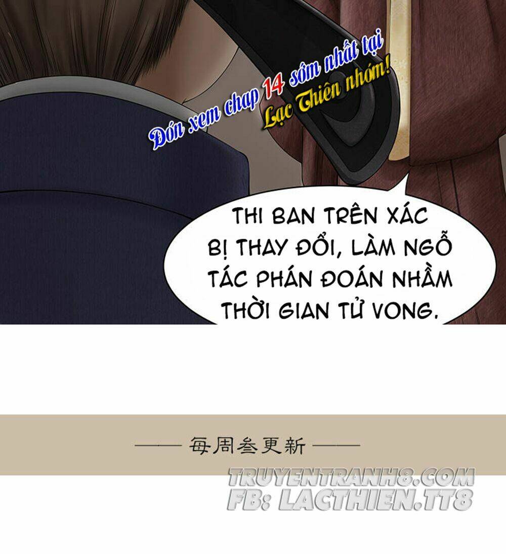 Nữ Ngỗ Tác Họa Cốt: Chapter 13