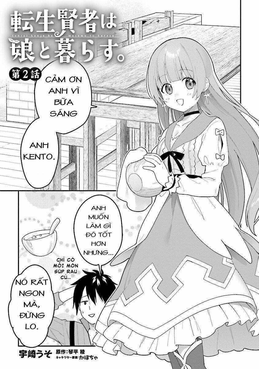 Tensei Kenja Wa Musume To Kurasu: Chapter 2.1