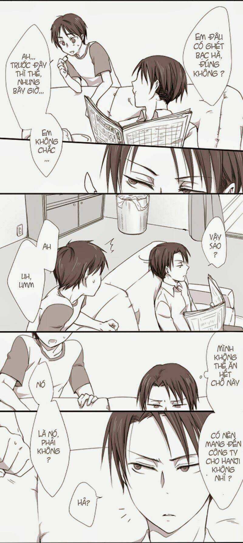 Tấn Công Người Khổng Lồ - Short Doujinshi: Chapter 7