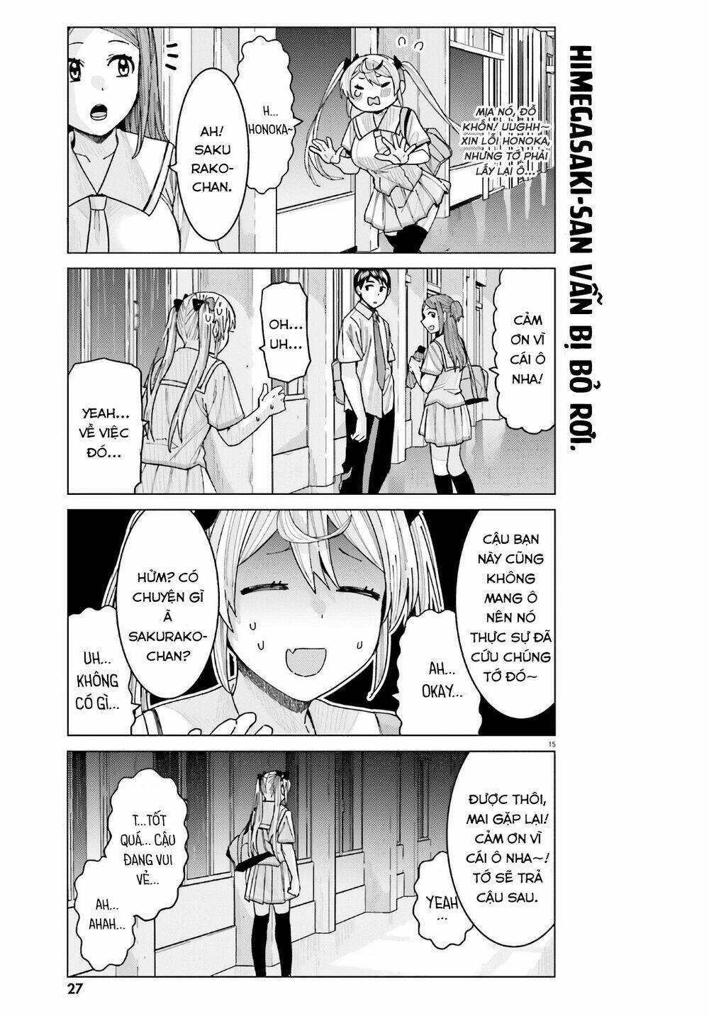 HIMEGASAKI SAKURAKO WA KYOUMO FUBIN KAWAII!: Chapter 10