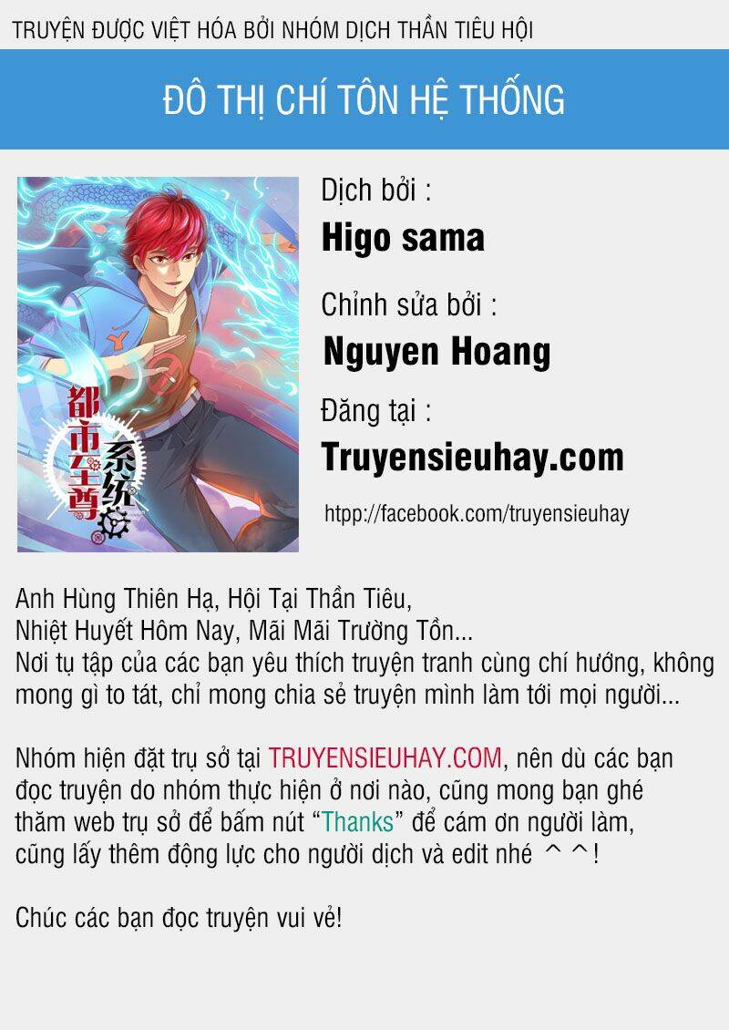Đô Thị Chí Tôn Hệ Thống: Chapter 1