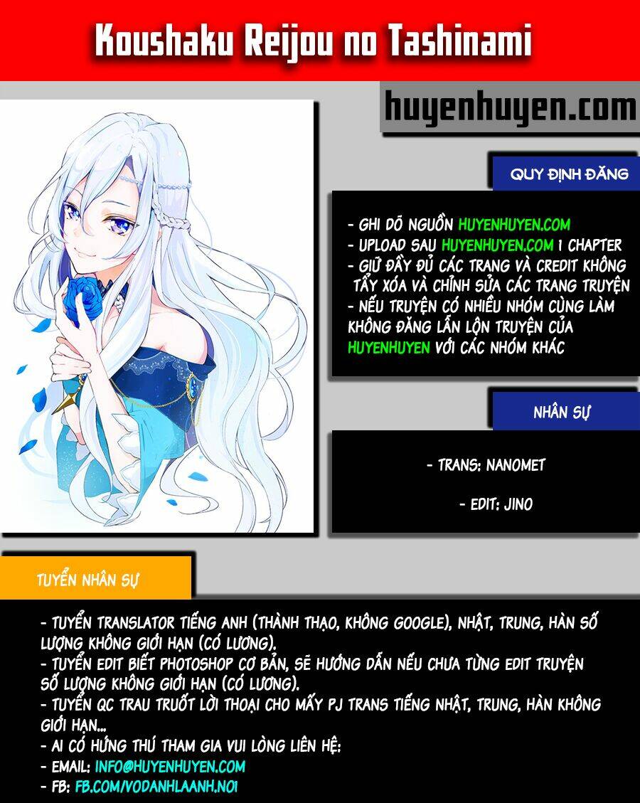 Koushaku Reijou No Tashinami: Chapter 2