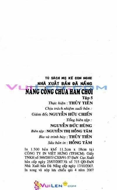 Nàng Công Chúa Ham Chơi: Chapter 5