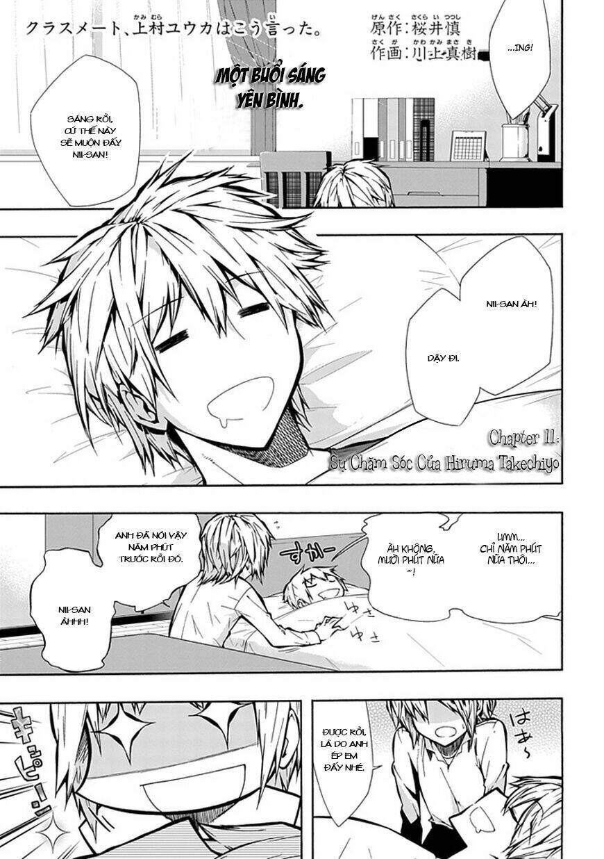 Classmate, Kamimura Yuuka Wa Kou Itta: Chapter 11