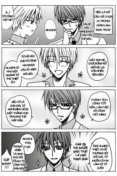 Kuroko – Tuyển Thủ Vô Hình: Akakise Short Doujinshi: Chapter 16