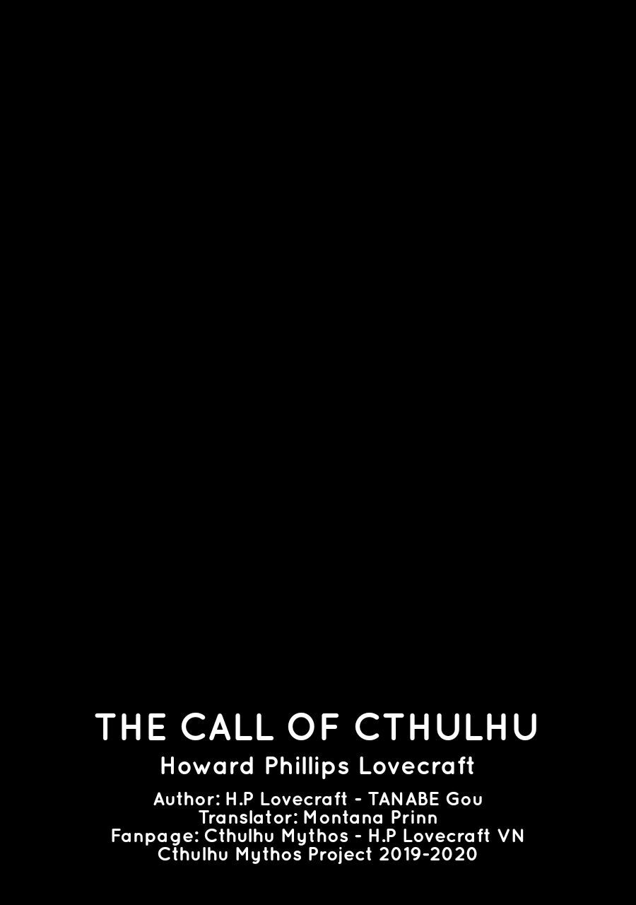The Call Of Cthulhu: Chapter 7