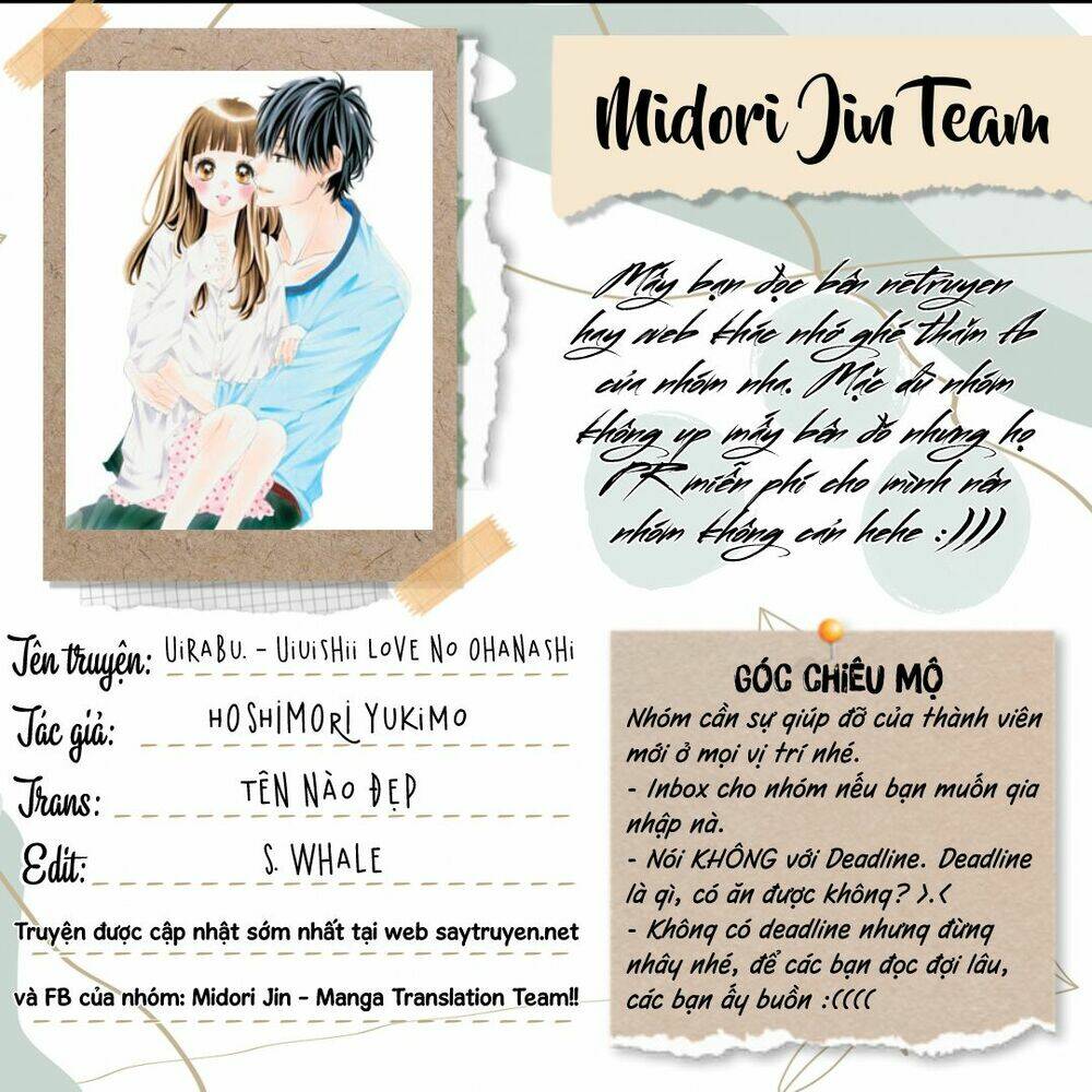 Uirabu – Uiuishii Love No Ohanashi: Chapter 20