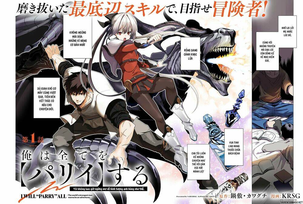 Ore Wa Subete O “Parry” Suru: Gyaku Kanchigai No Sekai Saikyou Wa Boukensha Ni Naritai: Chapter 1