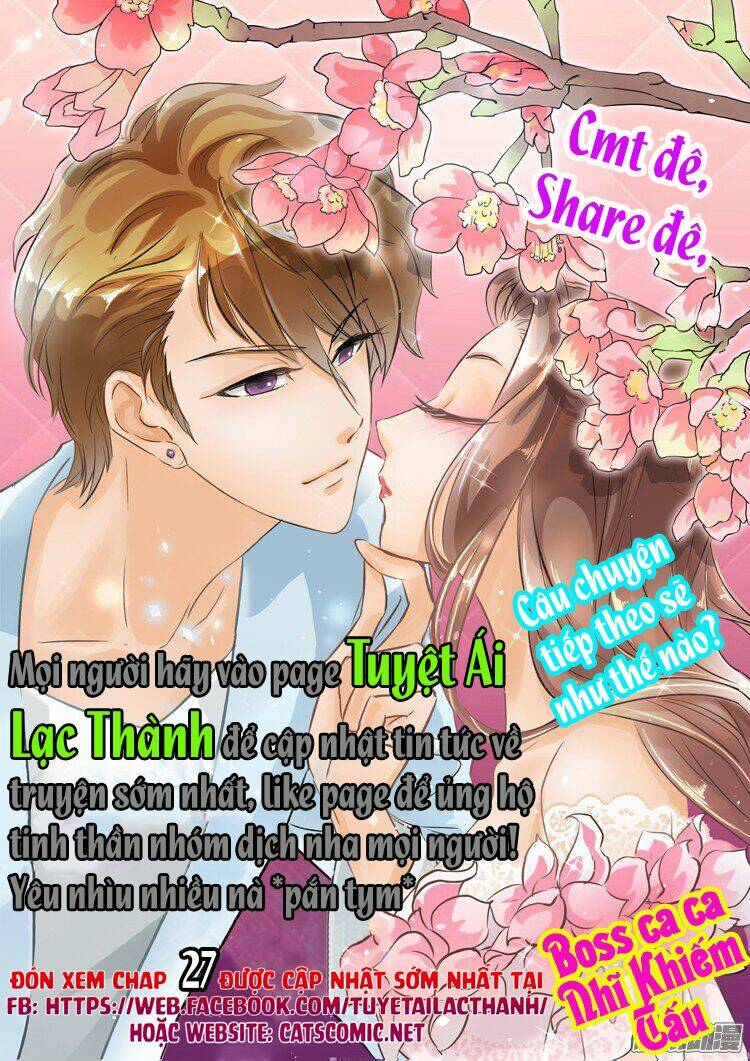 Boss Ca Ca! Nhĩ Khiếm Tấu: Chapter 26