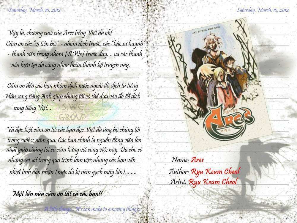 Ares - Kiếm Sĩ Lang Thang: Chapter 207