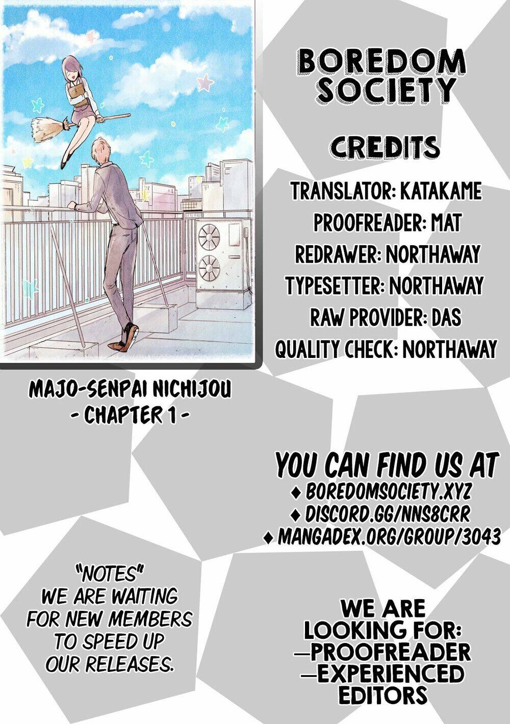 Majo-Senpai Nippou: Chapter 1